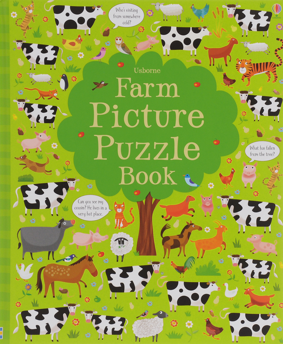 Farm Picture Puzzle Book