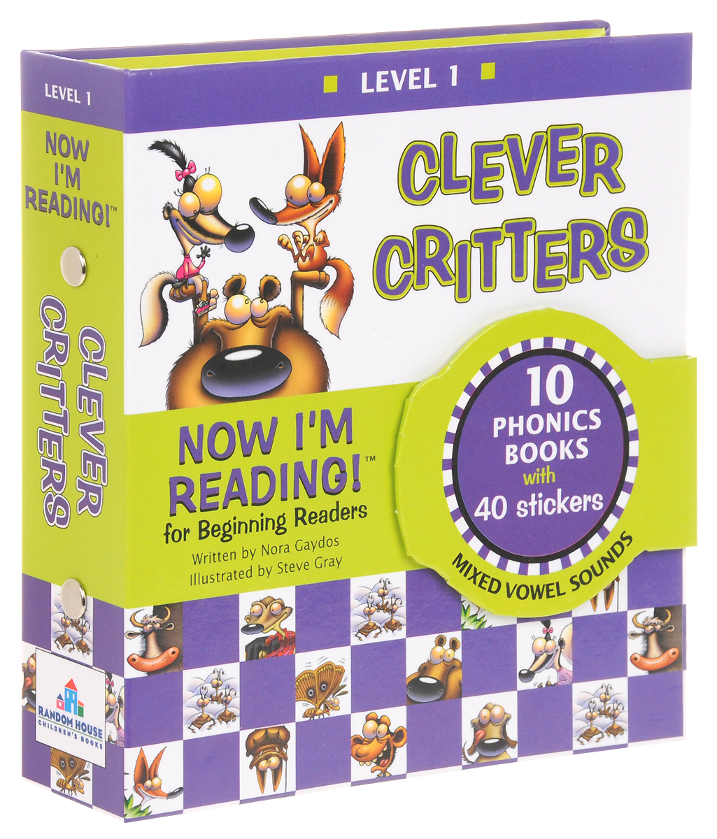 Now I'm Reading! Level 1: Clever Critters ( +40 stickers)