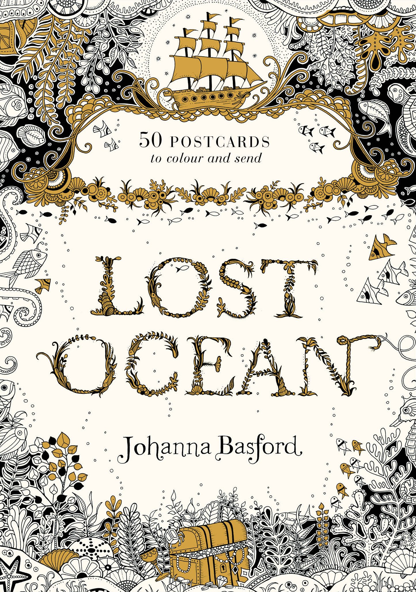 Lost Ocean Postcard Edition: 50 Postcards to Colour and Send
