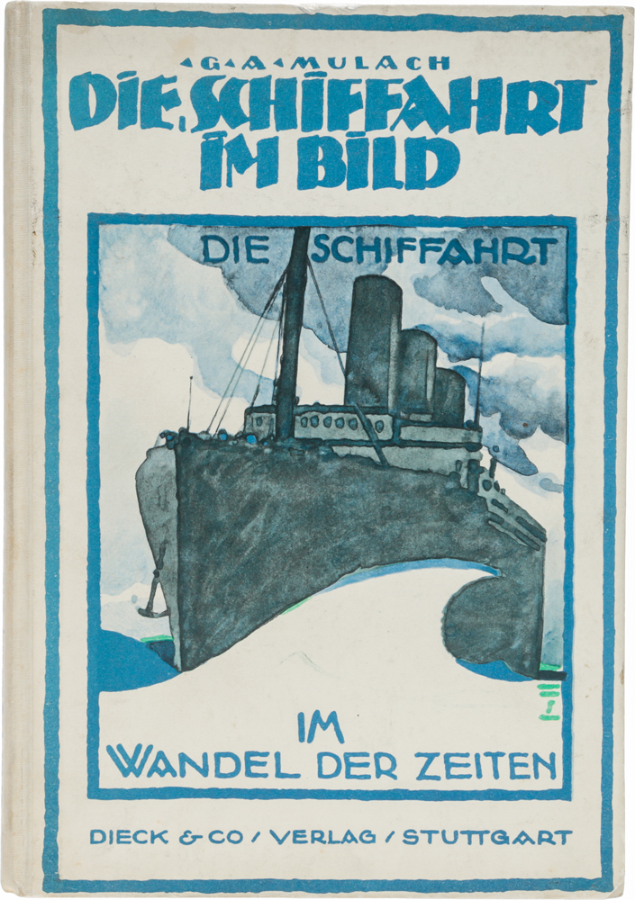 DieSchiffahrt im Wandel der ZeitenART-1170104 DieSchiffahrt im Wandel der ZeitenART-1170104Штутгарт, 1925 год. Издательство Dieck und Co. Богато иллюстрированное издание. Типографский переплет. Сохранность хорошая. Рисунки и фотографии, собранные в этом альбоме, иллюстрируют историю развития кораблестроения с древнейших времен до современности. Комментарии на немецком языке.