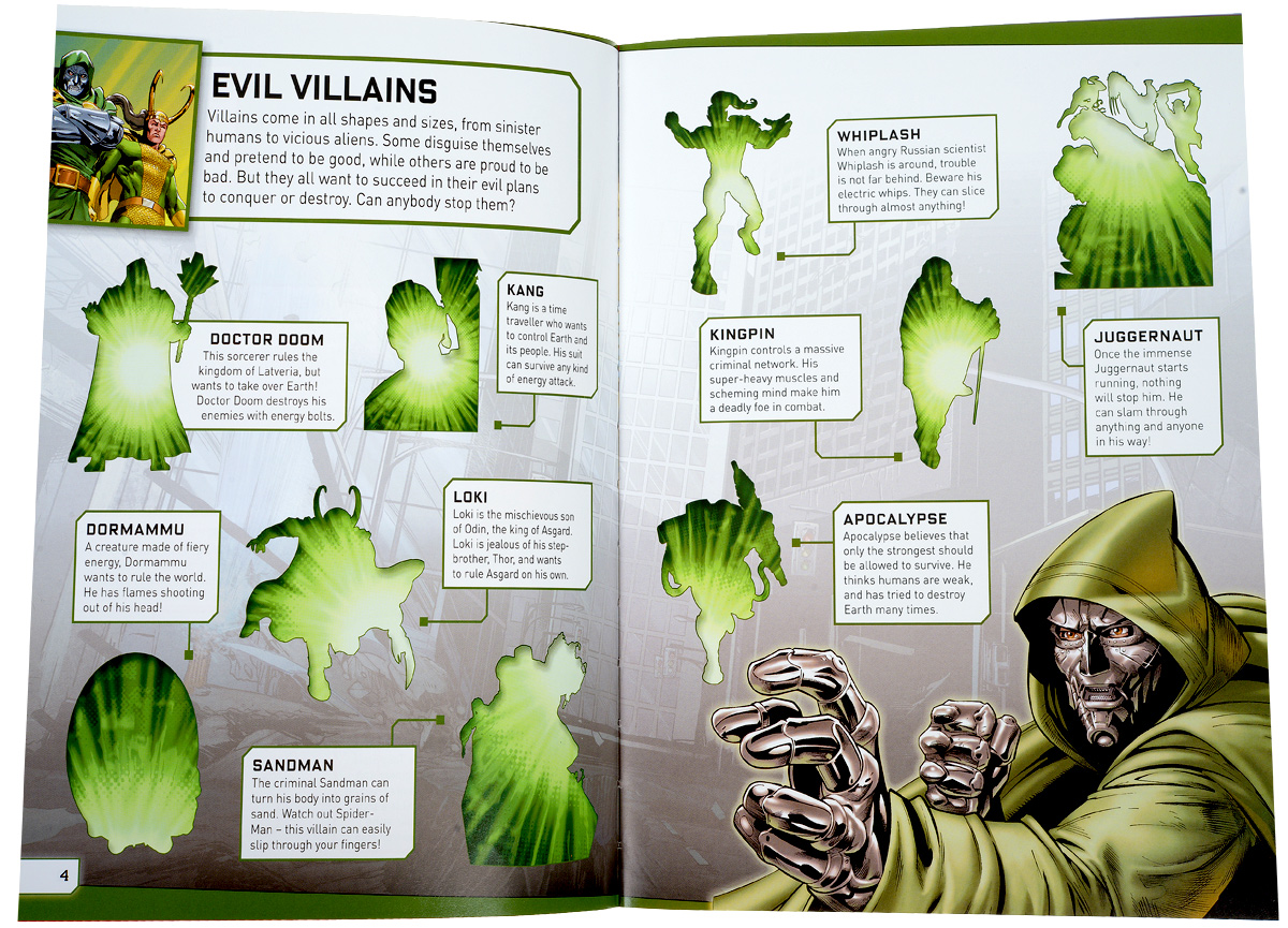 Marvel Villains Beware Ultimate Sticker Book!