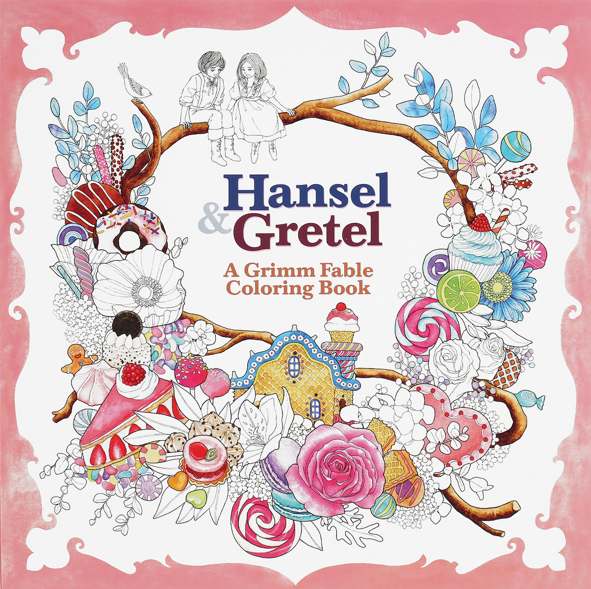 Hansel & Gretel: A Grimm Fable Coloring Book fenix сказка на английском hansel and gretel
