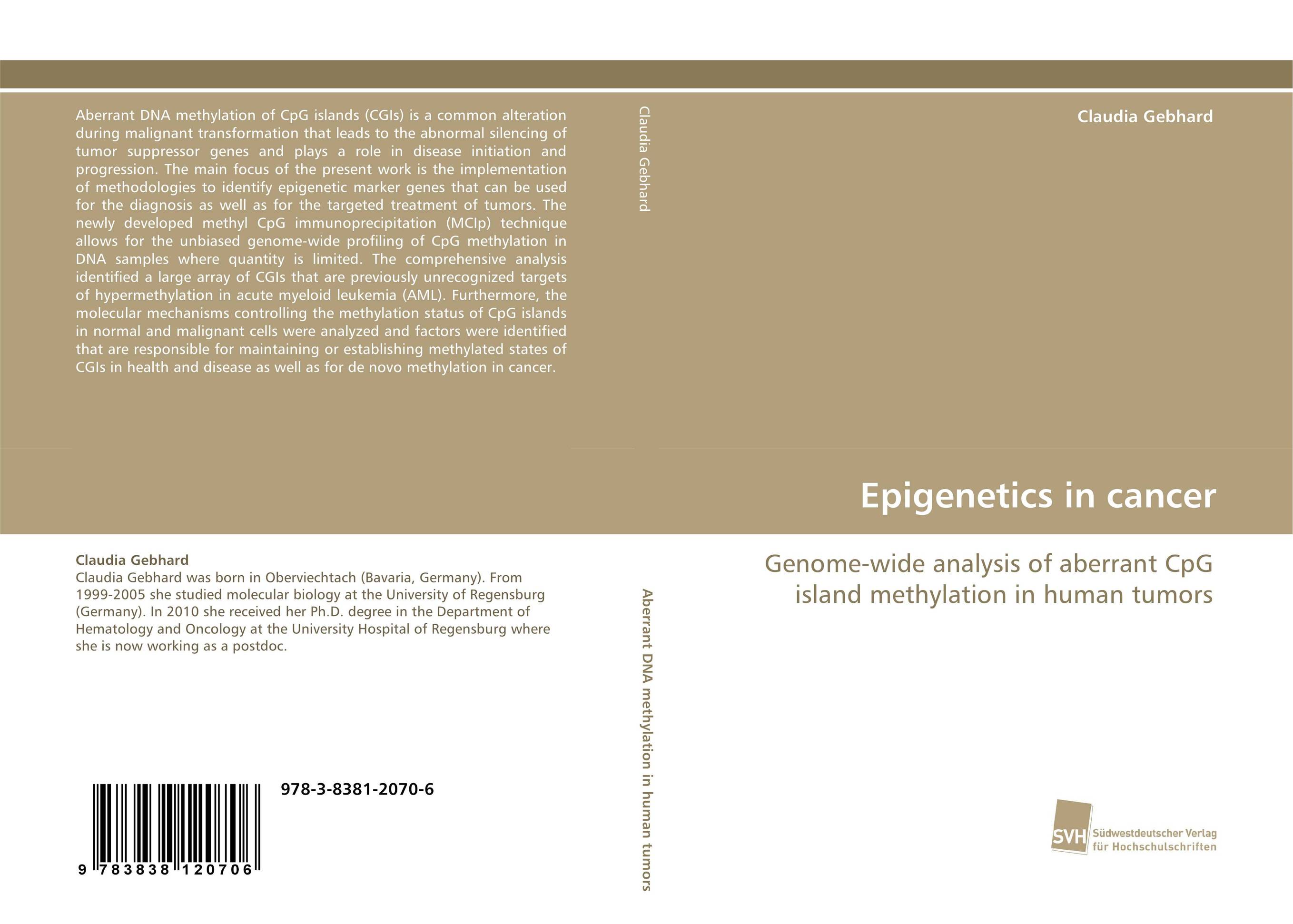 Epigenetics in cancer