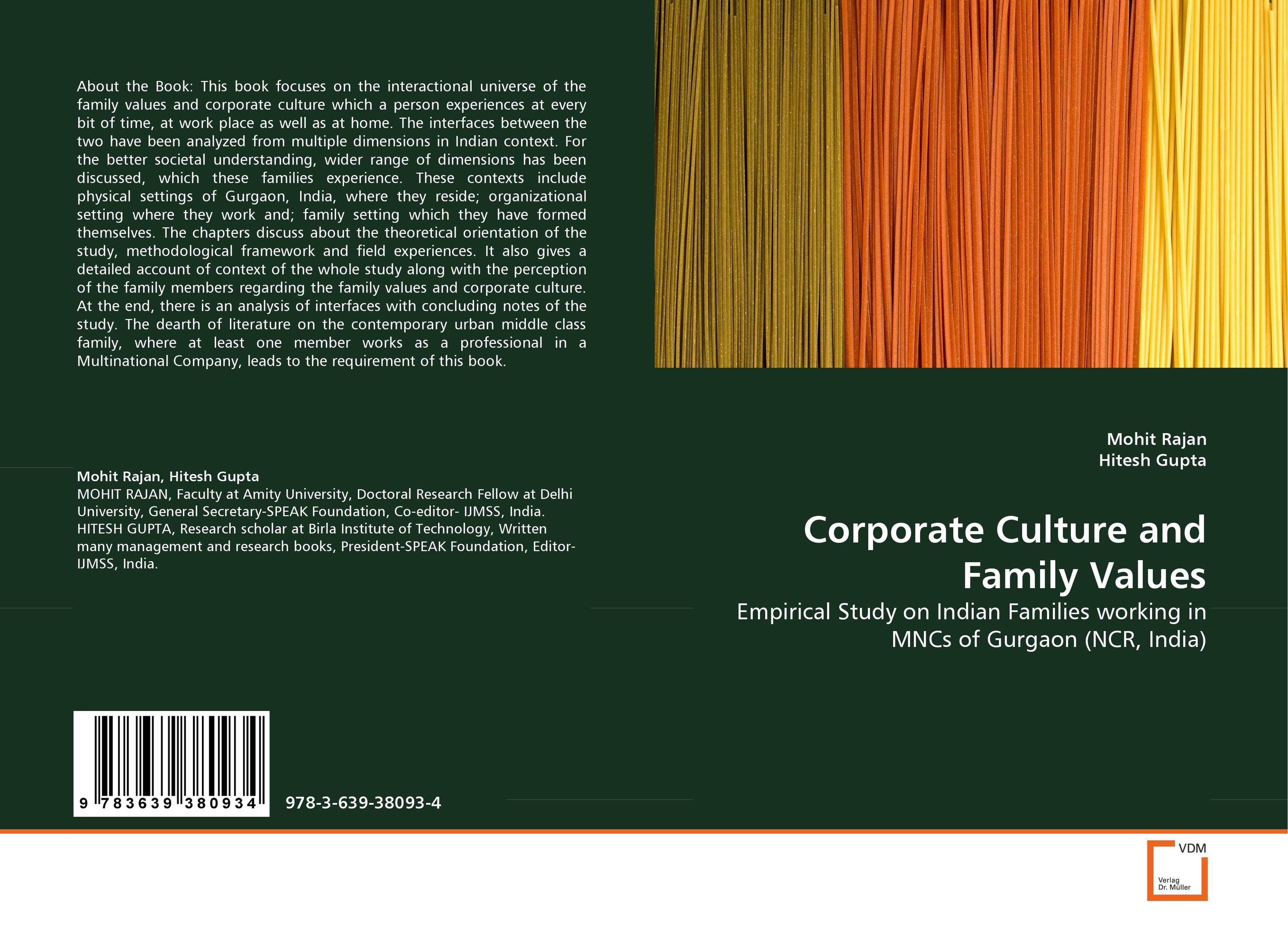 Corporate Culture and Family Values