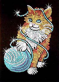 Мозаика из блесток КотенокKSG0430 Мозаика из блесток КотенокKSG0430Создать буквально шедевр своими руками Вам поможет этот великолепный набор. Все достаточно просто: по предлагаемому проекту нужно аккуратно поместить блестки. Работа кропотливая, требующая усидчивости, внимания и терпения. Но итог затраченных Вами сил превзойдет все ожидания. Такая картина не только может украсить Ваш дом, она станет ярким запоминающимся подарком для Ваших друзей. Размер 250 мм х 300 мм.