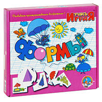 Развивающая игра Формы59 Развивающая игра Формы59Развивающая игра Формы состоит из 10 круглых карточек и 40 карточек, которые прикрепляются к круглым по принципу паззла. В игровой форме малыш познакомится с основными геометрическими формами, и научится находить похожие на них предметы. Начинать лучше с одной круглой карточки. Пусть малыш из 40 карточек подберет к ней 4 подходящих и присоединит так, чтобы они логически дополняли центральную карточку. Количество круглых карточек-заданий следует увеличивать постепенно, воспитывая в ребенке усидчивость и внимательность. Игра предназначена как для занятий с одним малышом, так и с группой от 2 до 10 человек. Для группы малышей игра должна быть соревновательной - кто быстрее справится с заданием. Учись, играя! - зарегистрированный товарный знак, объединяющий более пятидесяти оригинальных игр, призванных расширить представление малышей об окружающем мире и развить их природные способности. Игры серии Учись, играя! охватывают весь материал, необходимый для...