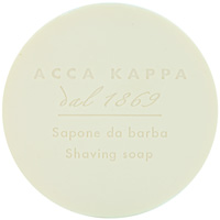 Мыло для бритья Acca Kappa 1869, 150 г853237 Мыло для бритья Acca Kappa 1869, 150 г853237Мыло для бритья Acca Kappa 1869 с изысканным мужским ароматом и с теплыми нотами. Аромат состоит из таких нот, как - кардамон, герань, которые приносят свежесть, также состоит из ириса, фиалки, янтаря, ванили. Характеристики: Вес мыла: 150 г. Производитель: Италия. Артикул: 853237. Товар сертифицирован.