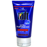 Гель для укладки Taft Три погоды Ultra, 150 мл905040 Гель для укладки Taft Три погоды Ultra, 150 мл905040Гель для укладки Taft Три погоды Ultra с формулой 24 часа: великолепная фиксация без склеивания волос - весь день, в любую погоду. Сверхсильная фиксация 24 часа - великолепная укладка надолго; Волосы остаются естественными и не пересушиваются; Не склеивает и не утяжеляет волосы; Легко смывается. Без остатка.