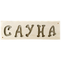 Табличка декоративная СаунаБ128 Табличка декоративная СаунаБ128Оригинальная прямоугольная табличка с надписью Сауна сообщит всем входящим, что данное помещение является сауной. Табличка может крепиться к двери или к стене с помощью двух шурупов (в комплект не входят). Такая табличка в сочетании с оригинальным дизайном и хорошим качеством послужит оригинальным и приятным сувениром. Характеристики: Размер таблички: 27 см х 8 см х 1,5 см. Материал: дерево. Производитель: Россия. Артикул: Б128.