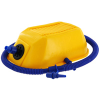 Насос ножной Bestway. 6206562065 Насос ножной Bestway. 6206562065Насос ножной Bestway надувает при нажатии, имеет гибкий шланг и 3 переходника, которые подходят практически для любого клапана. Предназначен для накачивания большинства мячей и надувных игрушек, матрасов и лодок. Гарантия производителя: 60 дней. Характеристики: Материал: пластик, резина. Размер насоса: 21 см х 12 см х 7 см. Длина шланга: 67 см. Объем воздуха: 2000 куб.см. Производитель: Китай. Артикул: 62065.