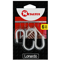 Крючки Lonardo, 6 шт35.03.42 Крючки Lonardo, 6 шт35.03.42Крючки Lonardo предназначены для развешивания кухонной утвари, выполнены из стали. Крепятся на металлическую перекладину. Характеристики: Материал: сталь. Размер крючка: 5,5 см х 5 см х 0,4 см. Производитель: Италия. Артикул: 35.03.42.