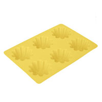 Форма для выпечки Tescoma Delicia Silicone, цвет: желтый, 6 ячеек. 629336629336 Форма для выпечки Tescoma Delicia Silicone, цвет: желтый, 6 ячеек. 629336629336Форма Tescoma Delicia Silicone будет отличным выбором для всех любителей выпечки. Благодаря тому, что форма изготовлена из силикона, готовую выпечку или мармелад вынимать легко и просто. Изделие выполнено в форме прямоугольника, внутри которого расположены 6 ячеек в виде корзиночек. С такой формой вы всегда сможете порадовать своих близких оригинальной выпечкой. Материал изделия устойчив к фруктовым кислотам, может быть использован в духовках, микроволновых печах, холодильниках и морозильных камерах (выдерживает температуру от -40°C до 230°C). Антипригарные свойства материала позволяют готовить без использования масла. Можно мыть и сушить в посудомоечной машине. При работе с формой используйте кухонный инструмент из силикона - кисти, лопатки, скребки. Не ставьте форму на электрическую конфорку. Не разрезайте выпечку прямо в форме.