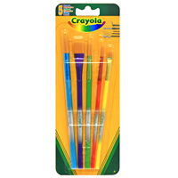 Набор кисточек Crayola (Краела), 5 шт3007 Набор кисточек Crayola (Краела), 5 шт3007Набор кисточек Crayola идеально подойдет для рисования и декоративно-оформительских работ. Набор состоит из пяти кисточек разного размера для линий разной формы и размеров. Жесткая щетина кисточек подходит для многократного использования. Кисточки с отличными показателями контроля над текучестью и эргономичным дизайном выгодно выделяются из ряда подобных.