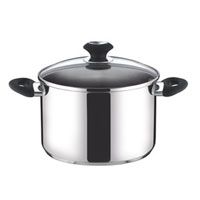Кастрюля Tescoma с крышкой, 4 л. 728020728020 Кастрюля Tescoma с крышкой, 4 л. 728020728020Кастрюля Tescoma изготовлена из высококачественной нержавеющей стали 18/10. Снабжена толстым многослойным дном, что значительно снижает вероятность пригорания пищи. Имеет массивные ручки, что обеспечивает безопасное обращение. Крышка кастрюли изготовлена из стекла и нержавеющей стали, с отверстием для пара. Пригодна для газовых, электрических, стеклокерамических, индукционных плит. Это идеальный подарок для современных хозяек, которые следят за своим здоровьем и здоровьем своей семьи. Эргономичный дизайн и функциональность позволят вам наслаждаться процессом приготовления любимых, полезных для здоровья блюд. Характеристики: Материал: нержавеющая сталь, стекло, пластик. Объем: 4 л. Диаметр: 20 см. Производитель: Чехия. Артикул: 728020.