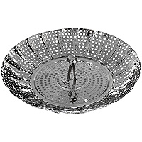 Пароварка складная Metaltex, диаметр 27 см. 25.43.1025.43.10 Пароварка складная Metaltex, диаметр 27 см. 25.43.1025.43.10Пароварка Metaltex замечательно подойдет для варки и разогрева на пару. Изготовлена из первоклассной нержавеющей стали, что делает ее устойчивой к износу при длительном использовании. Благодаря тому, что пароварку можно легко сложить, она не займет много места. А компактные размеры делают пароварку очень удобной в использовании. Характеристики: Материал: нержавеющая сталь. Диаметр максимальный: 27 см. Диаметр минимальный: 19 см. Высота: 3 см. Размер коробки: 18,5 см х 18,5 см х 3 см. Изготовитель: Италия. Артикул: 25.43.10.