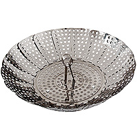 Пароварка складная Metaltex, диаметр 23 см. 25.43.0025.43.00 Пароварка складная Metaltex, диаметр 23 см. 25.43.0025.43.00Пароварка Metaltex замечательно подойдет для варки и разогрева на пару. Изготовлена из первоклассной нержавеющей стали, что делает ее устойчивой к износу при длительном использовании. Благодаря тому, что пароварку можно легко сложить, она не займет много места. А компактные размеры делают пароварку очень удобной в использовании.