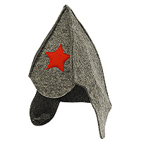 Шапка для бани и сауны Буденовка, суроваяБ413 Шапка для бани и сауны Буденовка, суроваяБ413Шапка для бани и сауны - это незаменимый аксессуар для любителей попариться в русской бане и для тех, кто предпочитает сухой жар финской бани. Необычный дизайн изделия поможет сделать Ваш отдых более приятным и разнообразным, к тому шапка защитит Вас от появления головокружения в бани, Ваши волосы от сухости и ломкости, а голову от перегрева. Такая шапка станет отличным подарком для любителей отдыха в бане или сауне.
