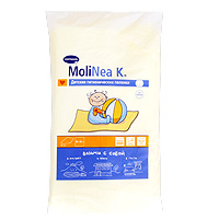Одноразовые впитывающие пеленки Molinea (Молинеа) K, 60 см х 60 см, 10 шт01.00.33.159823 Одноразовые впитывающие пеленки Molinea (Молинеа) K, 60 см х 60 см, 10 шт01.00.33.159823Пеленки предназначены для ухода за взрослыми и детьми, защиты постелей, пеленальных столиков, детских кроваток и колясок, а также для проведения медицинских и гигиенических процедур. Защита всех типов поверхностей: - нескользящий нижний полиэтиленовый слой, - края пеленки завернуты внутрь, что исключает протекание по краям. Подходят для чувствительной кожи: - верхний слой пеленки изготовлен из гипоаллергенного нетканого материала, - дерматологически протестированы. Гигиена при универсальном применении: - подходят для посещения учреждений, домашнего применения, а также активного отдыха на природе.