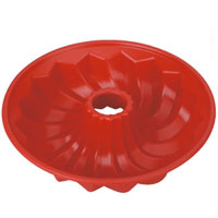Форма для выпечки кекса Tescoma Delicia Silicone, круглая, цвет: красный, диаметр 26 см. 629220629220 Форма для выпечки кекса Tescoma Delicia Silicone, круглая, цвет: красный, диаметр 26 см. 629220629220Круглая форма Tescoma Delicia Silicone будет отличным выбором для всех любителей выпечки. Благодаря тому, что форма изготовлена из силикона, готовую выпечку вынимать легко и просто. Стенки формы оснащены рельефной поверхностью. Форма прекрасно подходит для выпечки кексов. С такой формой вы всегда сможете порадовать своих близких оригинальной выпечкой. Материал изделия устойчив к фруктовым кислотам и может быть использован в духовках, микроволновых печах, холодильниках и морозильных камерах (выдерживает температуру от -40°C до 230°C). Антипригарные свойства материала позволяют готовить без использования масла. Можно мыть и сушить в посудомоечной машине. При работе с формой используйте кухонный инструмент из силикона - кисти, лопатки, скребки. Не ставьте форму на электрическую конфорку. Не разрезайте выпечку прямо в форме.