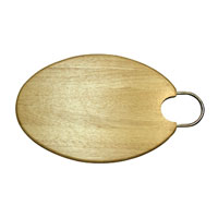 Доска разделочная Oriental way 31 х 21,5см, 9/7409/740 Доска разделочная Oriental way 31 х 21,5см, 9/7409/740Овальная разделочная доска Oriental way с ручкой изготовлена из высококачественных древесины гевеи. Ручка выполнена из металла. Прекрасно подходит для приготовления и сервировки пищи. Особенности разделочной доски Oriental way: высокое качество шлифовки поверхности изделий двухслойное покрытие пищевым лаком, безопасным для здоровья человека степень влажность 8-10%, не трескается и не рассыхается высокая плотность структуры древесины устойчива к механическим воздействиям. Характеристики: Материал: дерево, металл. Размер: 31 см х 21,5 см х 1 см. Производитель: Тайланд. Артикул: 9/740. Торговая марка Oriental way известна на рынке с 1996 года. Эта марка объединяет товары для кухни, изготовленные из дерева и других материалов. Все товары марки Oriental way являются безопасными для здоровья, экологичными, прочными и долговечными в использовании.