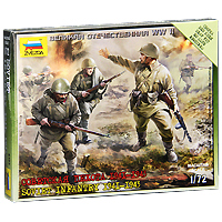 Набор миниатюр Советская пехота 1941-19436103 Набор миниатюр Советская пехота 1941-19436103Набор миниатюр Советская пехота 1941-1943 включает в себя элементы для сборки десяти советских солдат. Набор привлечет внимание не только ребенка, но и взрослого. Характеристики: Размер упаковки: 14,5 см х 12 см х 2 см. Внимание! Уважаемые клиенты, обращаем ваше внимание на то, что модель собирается с помощью специального клея, выпускаемого предприятием Звезда. Клей и краски в комплект не входят.