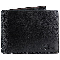 Портмоне Cangurione, цвет: черный. 11411141-001 V/Black Портмоне Cangurione, цвет: черный. 11411141-001 V/BlackСтильное кожаное портмоне ручной работы Cangurione состоит из одного отделения для купюр, шести отделений для кредитных карт, визиток и прочих мелких бумаг, двух потайных карманов. Портмоне выполнено из натуральной кожи черного цвета. Корешок портмоне прошит кожаным шнурком. Портмоне упаковано в коробку из плотного картона с логотипом фирмы.