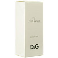 Dolce & Gabbana Туалетная вода 3 LImperatrice, женская, 100 мл0737052263137 Dolce & Gabbana Туалетная вода 3 LImperatrice, женская, 100 мл0737052263137Dolce & Gabbana 3 LImperatrice - название в честь одной из магических карт Таро. Наоми Кэмпбелл открывает карту под номером 3 (карта Императрица). Воплотившись в духах, она стала называться 3 LImperatrice! Величественно восседая на троне или гордо неся свою звездную корону, она так возвышенна, так неприступна и так ослепительно красива, что ее верноподданные преклоняют головы, приветствуя появление ее величества. Классификация аромата: фруктовый, цветочный. Пирамида аромата · Верхние ноты: розовый цикламен. · Ноты сердца: арбуз, киви. · Ноты шлейфа: мускус. Ключевые слова: богатый, возвышенный и изысканный. Туалетная вода - один из самых популярных видов парфюмерной продукции. Туалетная вода содержит 4-10% парфюмерного экстракта. Главные достоинства данного типа продукции заключаются в доступной цене, разнообразии форматов (как правило, 30, 50, 75, 100 мл), удобстве использования (спрей). Идеальна для дневного использования....