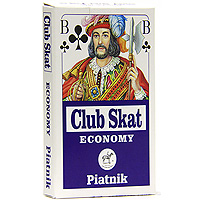 Карты игральные профессиональные Piatnik Скат Преферанс, 33 карты1804 Карты игральные профессиональные Piatnik Скат Преферанс, 33 карты1804Карты Скат Преферанс с рубашкой синего цвета и стандартным индексом предназначены для игры в преферанс. Карты имеют очень гладкую поверхность, покрытие из пластика и стандартный размер.