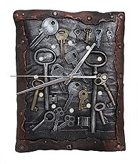 Часы Ключи. Ручная авторская работа. Nikch07ПКППМП Часы Ключи. Ручная авторская работа. Nikch07ПКППМПЕдинственный экземпляр! Автор Павел Никифоров. Керамика, акрил. Размер 18,5 х 23 х 3 см. Часовой механизм. Безграничная фантазия Павла Никифорова не устает восхищать и удивлять! Художник преподносит время в разных ипостасях, каждый раз создавая новый, еще более оригинальный объект! Необычные керамические часы Ключи станут великолепным подарком друзьям и близким, который будет радовать и станет ярким украшением любого интерьера!
