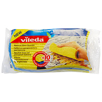 Набор губок для кухни Vileda, 3 шт3523-4 Набор губок для кухни Vileda, 3 шт3523-4Набор Vileda состоит из трех губок. Губки изготовлены из натуральных материалов и предназначены для всех видов домашних работ. Губки имеют удобную волнообразную форму и отлично впитывают влагу. Моют, не оставляя разводов и ворсинок. Характеристики: Материал: 73% целлюлоза, 27% хлопок. Размер: 16 см х 9 см х 1 см. Производитель: Швеция. Артикул: 3523-4.