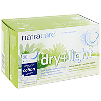 Гигиенические прокладки при недержании Natracare Dry + Light, 20 шт782126003508 Гигиенические прокладки при недержании Natracare Dry + Light, 20 шт782126003508Гигиенические прокладки Natracare Dry + Light предназначены для использования при незначительном (стрессовом) недержании. Каждая четвертая женщина после 35 лет или в последние месяцы беременности страдает легким недержанием мочевого пузыря. Каждая прокладка снабжена влагонепроницаемым барьером и упакована в кармашек из бумаги. Покрытие состоит из Био-хлопка - экологически чистого продукта, выращенного без использования пестицидов, не содержит вредные ингредиенты, не отбелено хлором, и полностью разлагается после применения. В производстве прокладок использовался биопласт - пластик нового поколения, изготовленный из кукурузного крахмала, без ГМО. Он воздухопроницаемый, но не пропускает жидкость. В противоположность обычным пластикам, биопласт изготовлен из растительных материалов и биоразлагается. Характеристики: Состав: Био-хлопок, древесная целлюлоза, кукурузный крахмал, синтетический каучук (клей на нижнем основании прокладки). Количество...