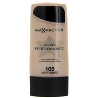 Max Factor Основа под макияж Lasting Perfomance, тон №105, 35 мл81455015 Max Factor Основа под макияж Lasting Perfomance, тон №105, 35 мл81455015Max Factor Lasting Perfomance - великолепная, по-настоящему стойкая тональная основа. Держится в течение 8 часов, не смазываясь и не оставляя следов на одежде. Создает красивый полуматовый эффект. Скрывая недостатки кожи, дарит ощущение легкости и естественности. Не ложится на кожу полосами, не забивает поры и не вызывает появления угревой сыпи. Без запаха. Одна из причин, по которой нанесенный на кожу Lasting Performance не вызывает ощущения чего-то неестественного, это входящие в его состав силиконы. Они делают основу более легкой и менее жирной. Товар сертифицирован.