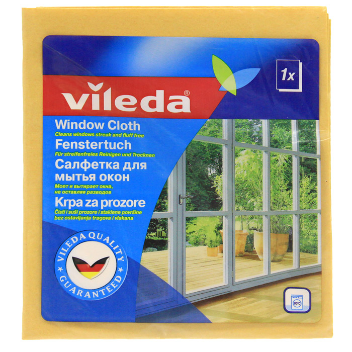 Салфетка для мытья окон Vileda, цвет: оранжевый, 36 х 40 см3529-6 Салфетка для мытья окон Vileda, цвет: оранжевый, 36 х 40 см3529-6Использовать во влажном состоянии.