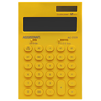 Калькулятор Assistant AC-2329, 12-разрядный, цвет: желтыйAC-2329Yellow Калькулятор Assistant AC-2329, 12-разрядный, цвет: желтыйAC-2329YellowСтильный настольный калькулятор в ярком цветном корпусе с круглыми чувствительными кнопками оснащен большим 12-разрядным матричным дисплеем. Позволяет вычислять проценты, подсчитывать итоговую сумму вычислений. Калькулятор имеет двойную систему питания: от солнечного элемента и от батареи, - что гарантирует ему бесперебойную работу на несколько лет. Память 12-ти разрядный дисплей Вычисление процентов Вычисление квадратного корня Цветной пластиковый корпус Двойное питание Пластиковые кнопки Итоговая сумма Удаление последнего введенного символа