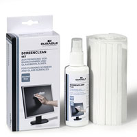 Набор Superclean Set для очистки мониторов и стеклянных поверхностей5707-00 Набор Superclean Set для очистки мониторов и стеклянных поверхностей5707-00Набор Superclean Set для очистки мониторов и стеклянных поверхностей позволяет эффективно ухаживать за офисной и бытовой техникой, не оставляя разводов. В набор входят спрей Superclean Fluid с чистящей антистатической жидкостью и салфетки из нетканого материала, не оставляющие ворсинок. Характеристики: Объем спрея: 125 мл. Размер салфетки: 20 см х 14,5 см. Материал: текстиль, пластик. Размер упаковки: 8,5 см х 19 см х 5 см.