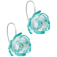 Серьги Бирюзовый закат (Lampwork) Ручная авторская работаБукина14к-2 Серьги Бирюзовый закат (Lampwork) Ручная авторская работаБукина14к-2Диаметр 2,3 см. Авторская работа. Автор Ольга Букина. Оригинальные серьги, изготовленные из стекла бело-бирюзового цвета и выполненные в виде необычного цветка, позволят вам с легкостью воплотить самую смелую фантазию и создать собственный, неповторимый образ. Красивое и необычное украшение блестяще подчеркнет изящество, женственность и красоту своей обладательницы и поможет внести разнообразие в привычный образ.
