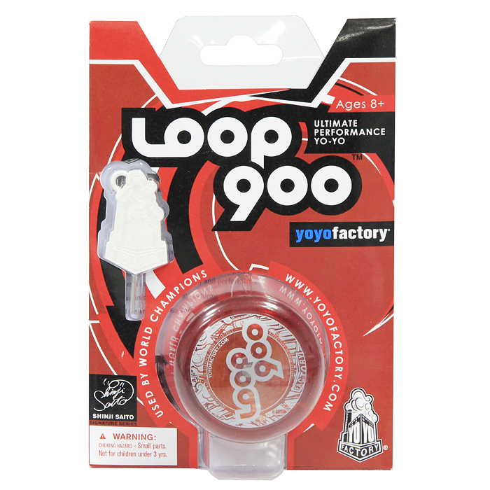 YoYoFactory Йо-йо Loop 900Loop 900 YoYoFactory Йо-йо Loop 900Loop 900Йо-йо YoYoFactory Loop 900 - это узнаваемый H-профиль, идеальное покрытие и стабильность, неизменное качество исполнения. На веревке йо-йо сидит великолепно, а игра с ним одно удовольствие! Йо-йо - это игрушка, состоящая из двух симметричных половинок соединенных осью, к которой прикреплена веревка. Современный йо-йо значительно отличается от тех, к которым многие привыкли. Сейчас йо- йо - это такая же часть молодежной культуры как скейт, ВМХ или сноуборд. Йо-йо популярно во многих странах мира, таких как Россия, США и Япония. Ежегодно во всем мире проходят различные чемпионаты по игре с йо-йо, в том числе и Чемпионат России, в котором собираются лучшие игроки со всей страны.