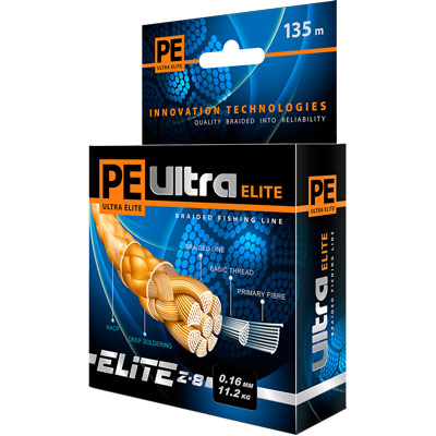   PE Ultra Elite Z-8,  0,50 ,  135  - Aqua10-21-50-OL PE Ultra Elite Z-8     ,          ,               , , ,     .      Deep Soldering    AACP (Anti-Abrasive Coated Protection)       ,      60%.     Ultra Elite Z-8      100%  UHMW  (- - ).            ,           .   : Primary Fibre -    0,85 ; Basic Thread -  ,...