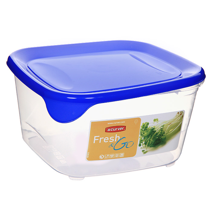 Контейнер для СВЧ, холодильника Curver Fresh & Go 1,2 л 00560-139-01D 00560 Контейнер для СВЧ, холодильника Curver Fresh & Go 1,2 л 00560-139-01D 00560Контейнер Fresh & Go квадратной формы предназначен специально для хранения пищевых продуктов. Крышка легко открывается и плотно закрывается. Устойчив к воздействию масел и жиров, легко моется (можно мыть в посудомоечной машине). Прозрачные стенки позволяют видеть содержимое. Контейнер можно использовать при температурах от -40°С до +100°С. Контейнер необыкновенно удобен: в нем можно брать еду на работу, за город, ребенку в школу. Именно поэтому подобные контейнеры обретают все большую популярность.
