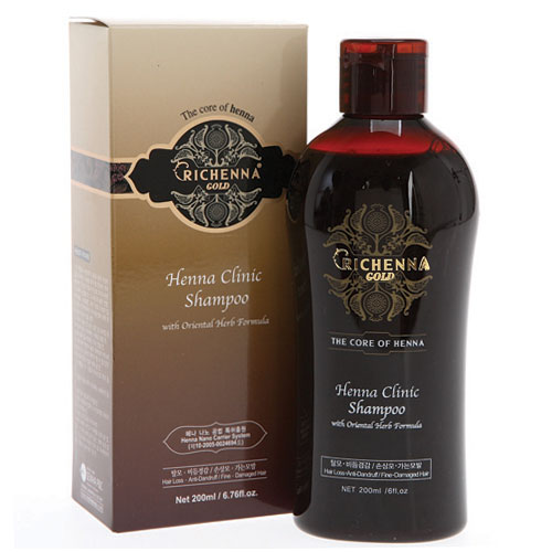 Richenna Шампунь для волос Gold, с хной и комплексом восточных трав, 200 мл09023 Richenna Шампунь для волос Gold, с хной и комплексом восточных трав, 200 мл09023Шампунь Richenna Gold с хной и комплексом восточных трав рекомендуется для жирных, нормальных волос и кожи головы. Мягко очищает волосы, эффективно снижает выпадение волос и предупреждает появление перхоти, регулирует работу сальных желез. Предотвращает ломкость, придает объем тонким волосам, а также сохраняет цвет окрашенных волос. Продукт обладает высокой вязкостью. Рекомендуется для ежедневного применения. Товар сертифицирован.