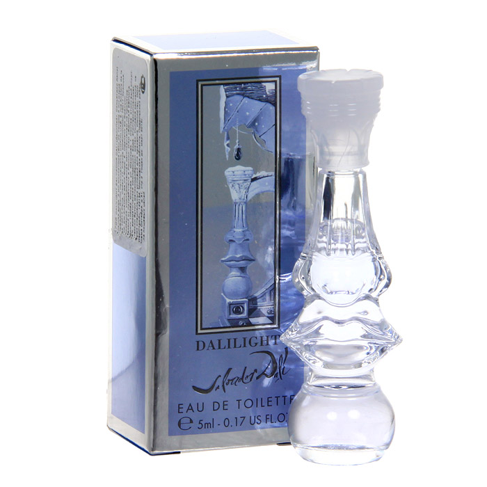 Salvador Dali Dalilight. Туалетная вода-миниатюра, 5 мл85798 Salvador Dali Dalilight. Туалетная вода-миниатюра, 5 мл85798Salvador Dali Dalilight - свежий и женственный цветочно-фруктовый аромат. Его героиня - грациозная, деликатная, очаровательная, нежная и артистичная представительница прекрасного пола, которой не чужды мечтательность и женская хитрость. Классификация аромата: фруктовый, цветочный. Пирамида аромата: Верхние ноты: лимон, мандарин и красное яблоко. Ноты сердца: жасмин, кувшинка и персик. Ноты шлейфа: мускус, виргинский кедр и амбра. Ключевые слова: Женственный, нежный, свежий, изящный и чарующий!