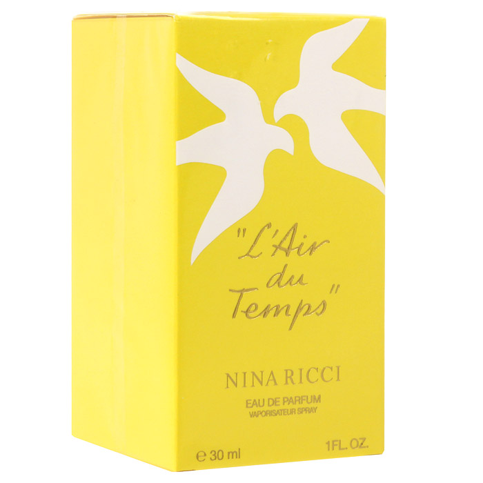 Nina Ricci Lair Du Temps. Парфюмированная вода, 30 мл3137370207047 Nina Ricci Lair Du Temps. Парфюмированная вода, 30 мл3137370207047L’Air du Temps – символ и талисман дома Nina Ricci. Неповторимая индивидуальность аромата основывается на его двойственном характере. Тонкая смесь традиций и дерзости. Баланс и гармония. Оригинальная и неповторимая игра контрастов. Свежий и вечный аромат, уникальное сочетание контрастов, излучающих таинственную соблазнительную силу. Верхние ноты пряные и чарующие гвоздика и гардения. Ноты сердца благородные и нежные роза сентифолия и жасмин. Базовые ноты окутывающие и чувственные ирис и сандал. Верхняя нота: Гвоздика, гардения. Средняя нота: Роза сентифолия, жасмин. Шлейф: Ирис, сандал. Ирис, гардения, жасмин - аромат как признание в любви.