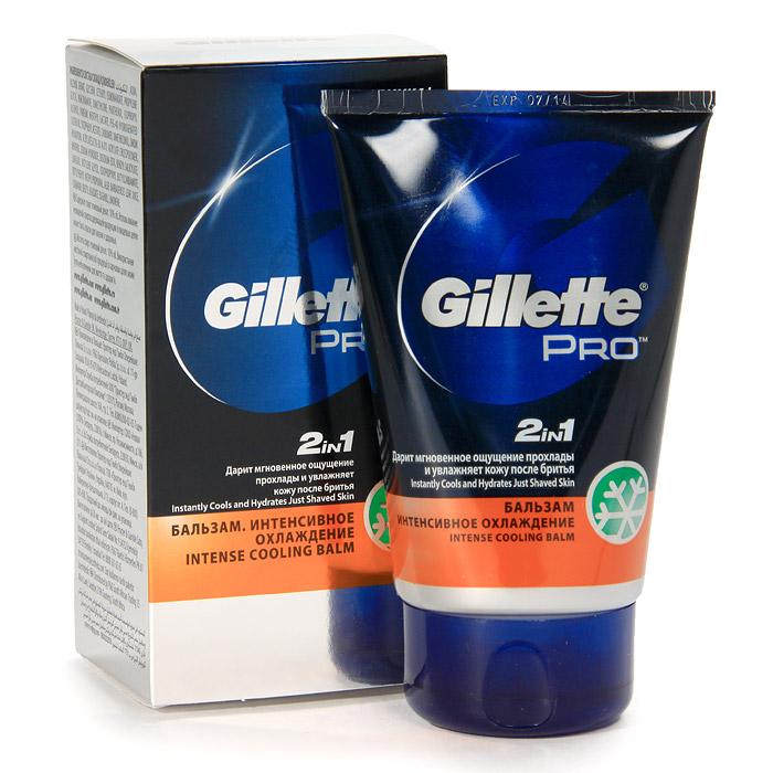Бальзам после бритья Gillette Pro, 2в1, интенсивное охлаждение, 100 млGLS-81290326 Бальзам после бритья Gillette Pro, 2в1, интенсивное охлаждение, 100 млGLS-81290326Бальзам после бритья Gillette Pro 2в1 охлаждает. Мгновенное ощущение интенсивного охлаждения кожи после бритья благодаря инновационной формуле с самым высоким содержанием охлаждающих ингредиентов. Легкая формула для эффективного увлажнения кожи и удержания влаги в течение всего дня. Характеристики: Объем: 100 мл. Производитель: Польша. Товар сертифицирован.