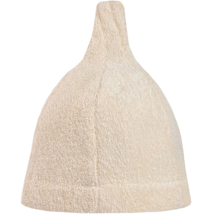 Шапка для бани и сауны Ahti (АХТИ), цвет: белый 105105 Шапка для бани и сауны Ahti (АХТИ), цвет: белый 105105Шапки серии Ahti (АХТИ), изготовленные из натурального материала, в состав которого входят лен и хлопок, защищают волосы от высоких температур, делают комфортным пребывание в парной. Их лаконичный дизайн порадует любителей простоты и изящества. Характеристики: Цвет: бежевый. Материал: 30% хлопок, 70% лен. Максимальный обхват головы (по основанию шапки): 62 см. Общая высота шапки: 29 см. Производитель: Россия. Артикул: 105.