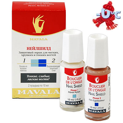 Защитный экран Nail Shield для мягких, хрупких и тонких ногтей, 2x10 мл14-094 Защитный экран Nail Shield для мягких, хрупких и тонких ногтей, 2x10 мл14-094Слабые, мягкие ногти - известная проблема во всем мире, на которую многие женщины махнули рукой и потеряли всякую надежду, чтобы иметь красивые, здоровые, длинные ногти. Защитный экран - это двухфазовая система, которая защищает ногти от ломкости и ухаживает за ними, во время их роста. Первая фаза содержит нейлоновые фибры - волокна, которые создают поддерживающую сетку на поверхности ногтевой пластины, укрепляя ее как второй ноготь. Вторая фаза выравнивает поверхность ногтей, сглаживая волокна первой фазы. Характеристики: Объем: 2 х 10 мл. Производитель: Швейцария. Артикул: 908.14. Товар сертифицирован. УВАЖАЕМЫЕ КЛИЕНТЫ! Обращаем ваше внимание на тот факт, что данный товар относится к группе товаров, чувствительных к минусовой температуре. Под воздействием низких температур возможно изменение структуры средства, поэтому рекомендуем учитывать данное обстоятельство при заказе.