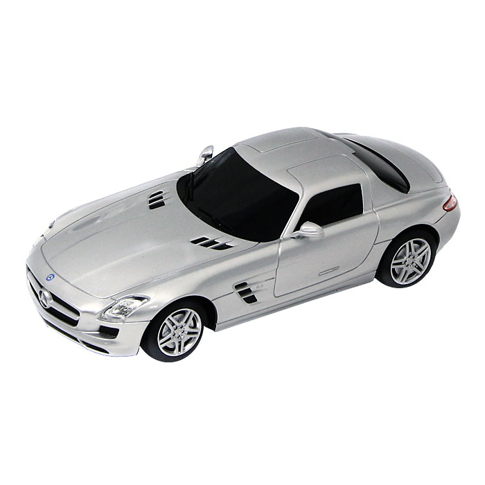 Модель автомобиля Mercedes SLS,. Масштаб 1/4358100 Модель автомобиля Mercedes SLS,. Масштаб 1/4358100Замечательная яркая машинка Mercedes SLS привлечет внимание вашего ребенка и не позволит ему скучать, ведь так интересно и захватывающе покатать свою машину или устроить гонку с другом. Машинка является точной уменьшенной копией настоящего автомобиля. Модель выполнена из металла с использованием пластика и поставляется в фирменной картонной коробке с прозрачным пластиковым окошком. Ваш ребенок часами будет играть с машинкой, придумывая различные истории и устраивая соревнования. Порадуйте его таким замечательным подарком! Характеристики: Материал: металл, пластик. Размер модели: 10 см х 2,5 см х 4,5 см. Размер упаковки: 15 см х 6,5 см x 5,5 см.