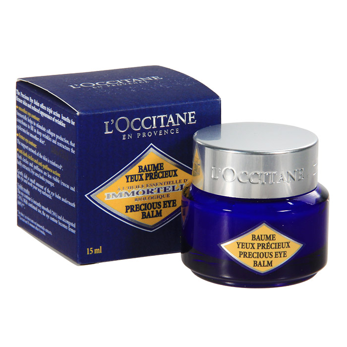Бальзам для кожи вокруг глаз LOccitane Иммортель, 15 мл311066 Бальзам для кожи вокруг глаз LOccitane Иммортель, 15 мл311066Нежная формула бальзама LOccitane Иммортель с тающей текстурой максимально мягко ухаживает за чувствительной кожей вокруг глаз. Бальзам снимает темные круги под глазами, отеки и признаки усталости. Подходит как женщинам, так и мужчинам, не содержит ароматических отдушек и легко впитывается, не оставляя неприятного ощущения жирности или липкости. Активные компоненты: Цветочная вода Иммортель: деликатно стимулирует микроциркуляцию и улучшает клеточное обновление; Пшеничные протеины: глубоко питают кожу и способствуют регенерации клеток; Масло карите: защищает, питает и делает кожу более гладкой; Витамин E (природный антиоксидант): стимулирует клеточное обновление, продлевает молодость кожи; Розовая цветочная вода: смягчает и увлажняет; Экстракты плюща и рускуса: улучшают микроциркуляцию. Характеристики: Объем: 15 мл. Артикул: 311066. ...