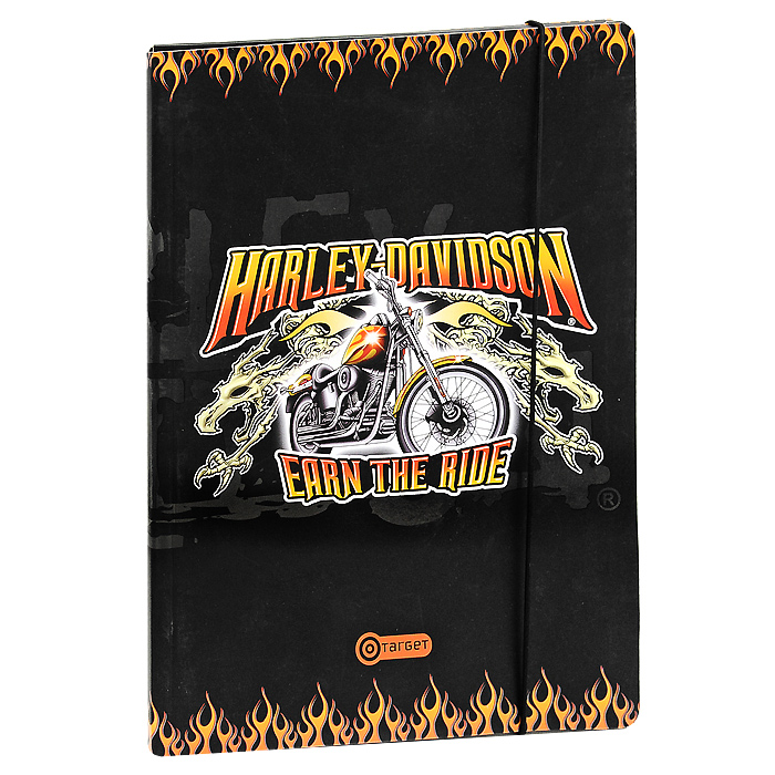 Папка на резинке Harley-Davidson10-1711 Папка на резинке Harley-Davidson10-1711Удобная большая папка Harley-Davidson из картона, на резинке идеально подойдет для транспортировки и хранения рисунков. Резинка не позволит папке раскрыться в неподходящий момент. Характеристики: Материал: картон, текстиль. Формат папки: А4.