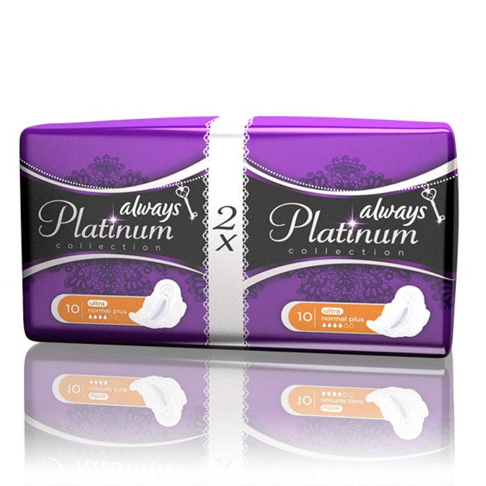 Женские гигиенические прокладки с крылышками Always Ultra Platinum Collection. Normal Plus, 20 штAL-83718671 Женские гигиенические прокладки с крылышками Always Ultra Platinum Collection. Normal Plus, 20 штAL-83718671Ультратонкие прокладки Always Ultra Platinum Collection. Normal Plus с новым верхним слоем - мягкий как шелк, обеспечивают лучшую защиту на всю ночь. Специальные фиолетовые защитные зоны. Нежный аромат - дерматологически протестирован. Улучшенный внутренний слой надежно впитывает жидкость и превращает ее в гель. Характеристики: Размер упаковки: 10 см х 8,5 см х 7 см. Производитель: Германия. Товар сертифицирован.