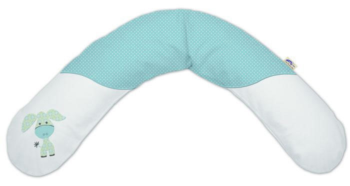 Подушка Theraline "Ослик" для беременных и кормящих мам, цвет: голубой, 190 см